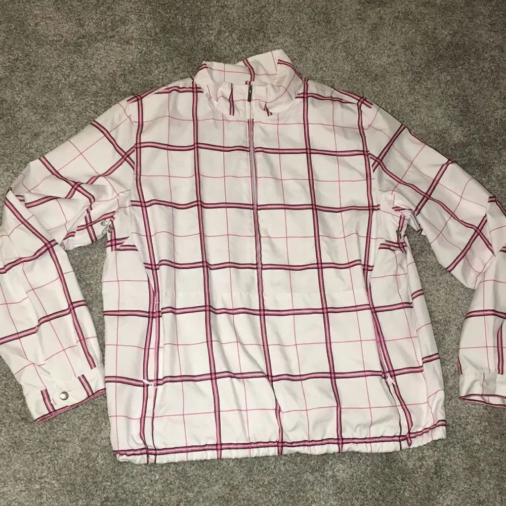Liz Golf Liz Claiborne oversized womens 1/4 zipper pullover sweatshirt Jacket L